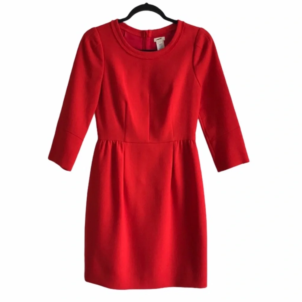 J Crew crepe wool dress‎ / size 0